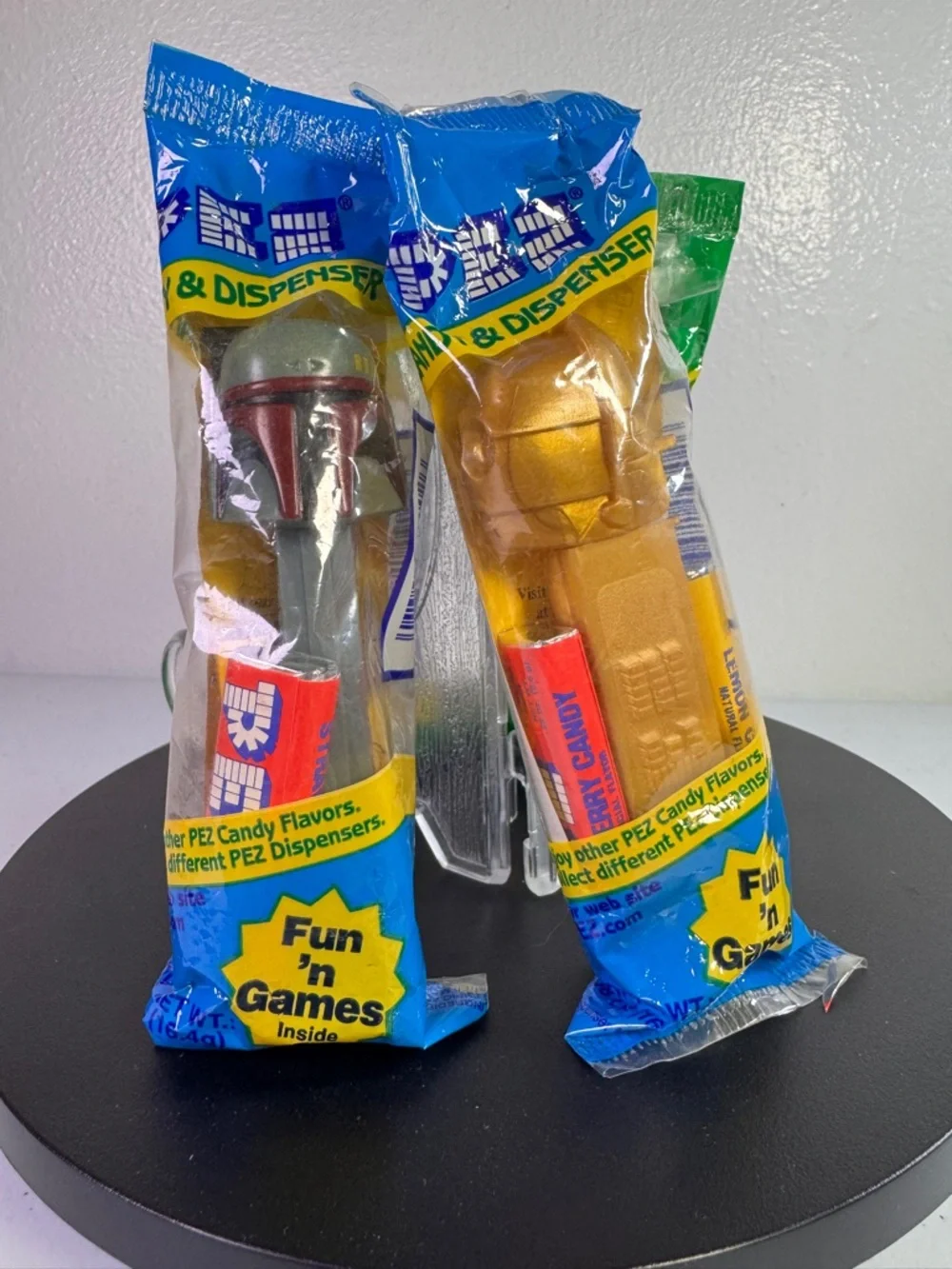 Star Wars PEZ Dispensers Lot of 4 NIP Darth Vader, Boba Fett, Stormtrooper C-3PO